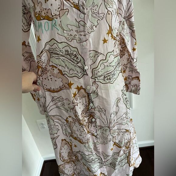 Las Surenas x Tuckernuck Amor Green tunic dress size small - Picture 8 of 17